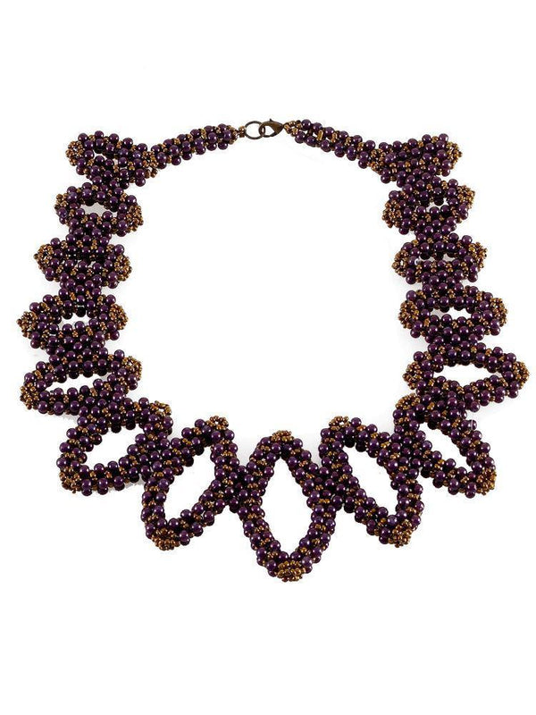 Colier din margele si perle  Liza Panait Liza Panait Online Boutique